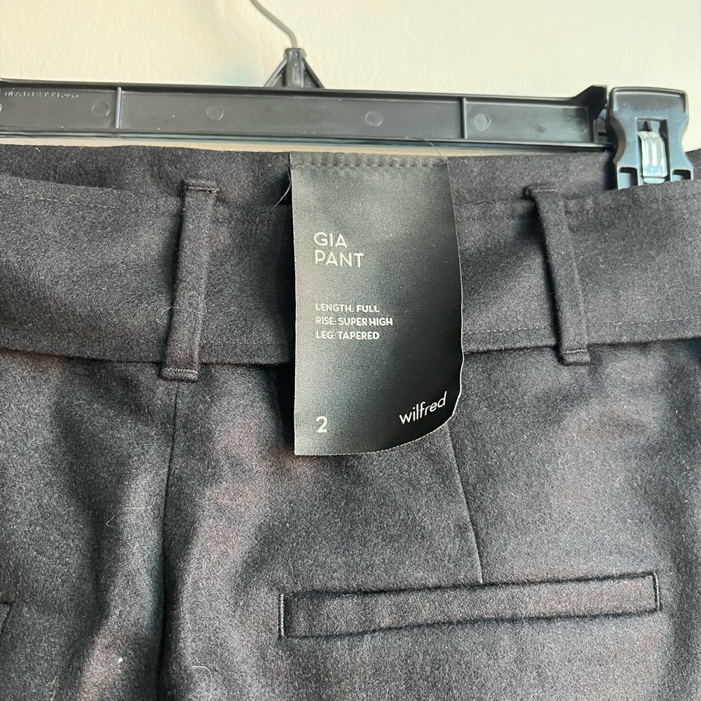 NWT✨ Aritzia Wilfred - Gia Pants (Black) - Picture 10 of 12